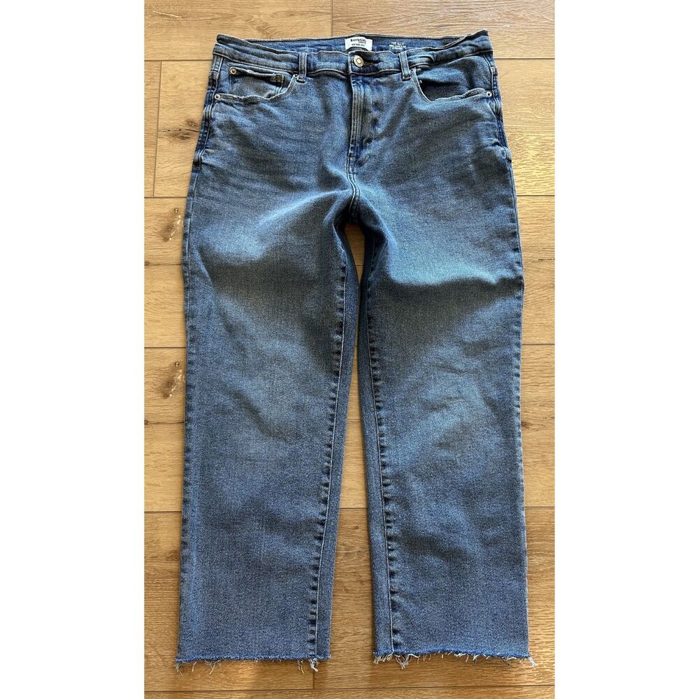 Kensie Women's Jeans The Allie High Rise Slim Straight Jeans Size 14 GUC!